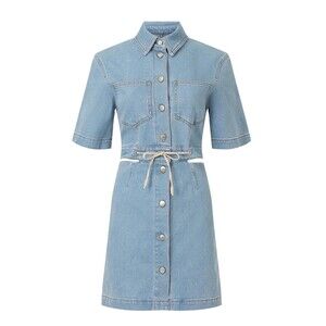 Nanushka Taylor Denim Dress Sz 2